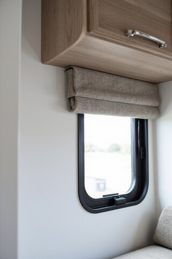 camper window treatment considerations