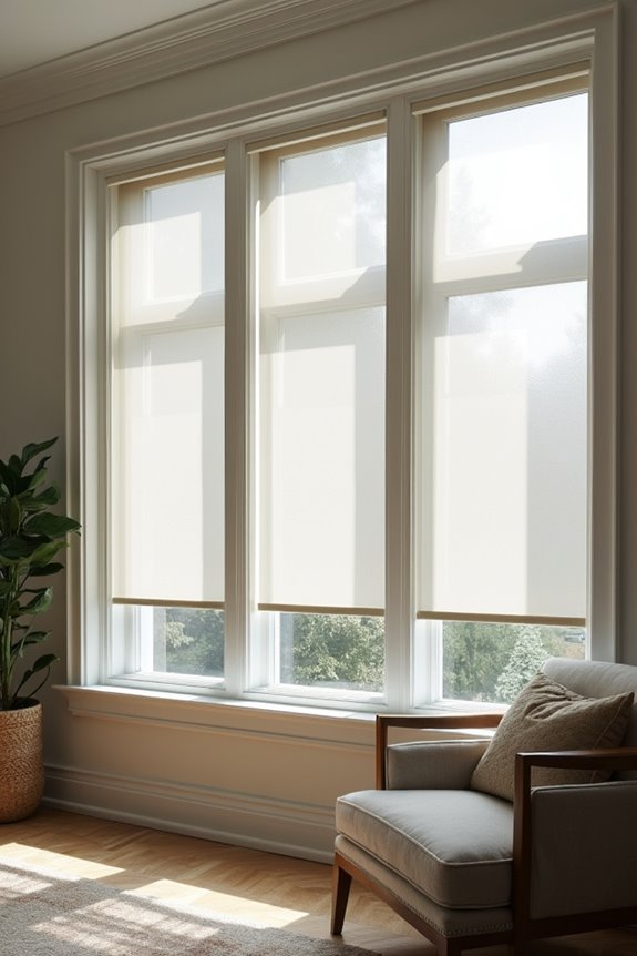 frosted window treatments options