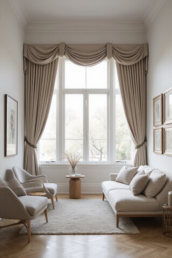 grommeted valance curtains selection