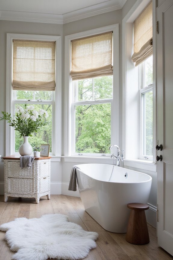laundry room window treatments