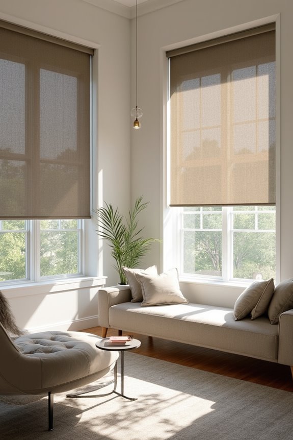 small window roller shades