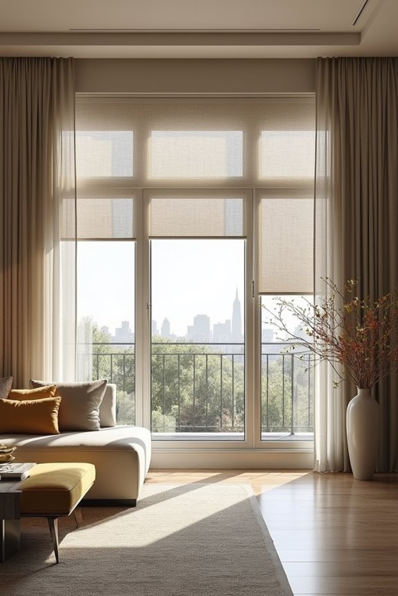 stylish apartment window treatments