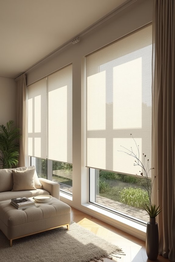 stylish blinds for large windows