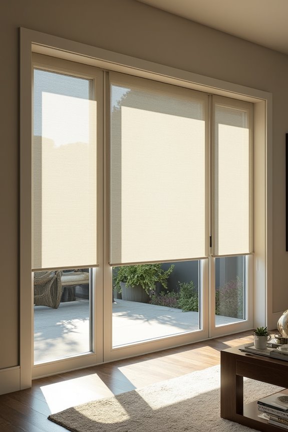 stylish functional roller shades