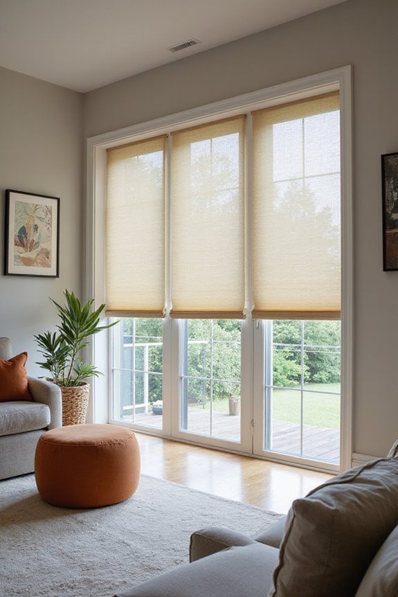 stylish sliding door blinds
