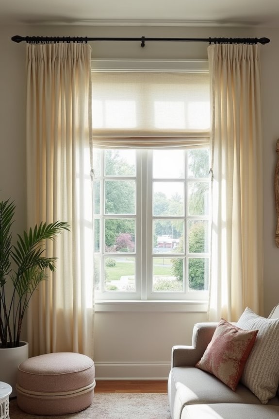 temporary window treatment ideas