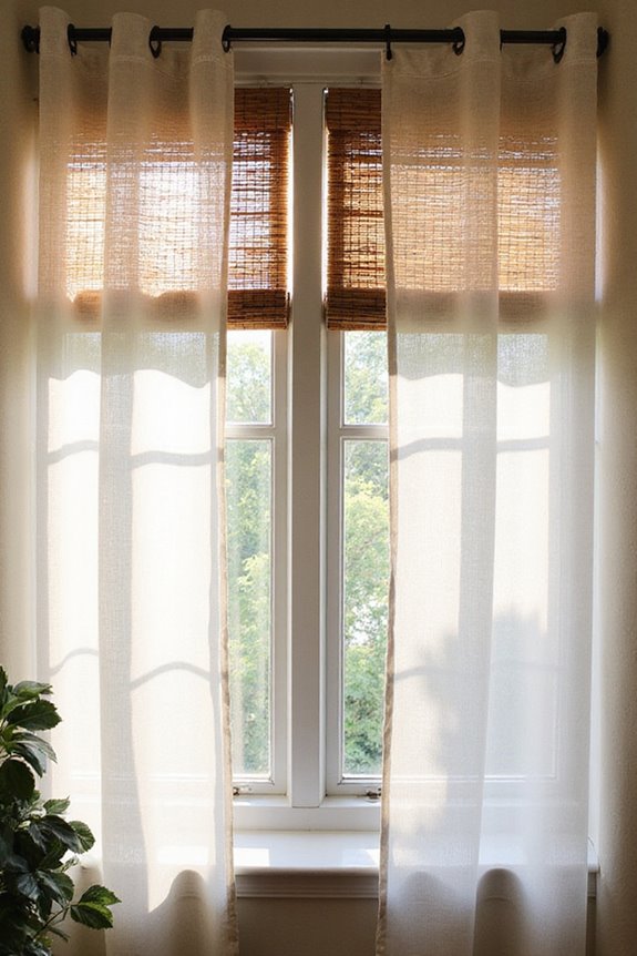 creative window treatment materials