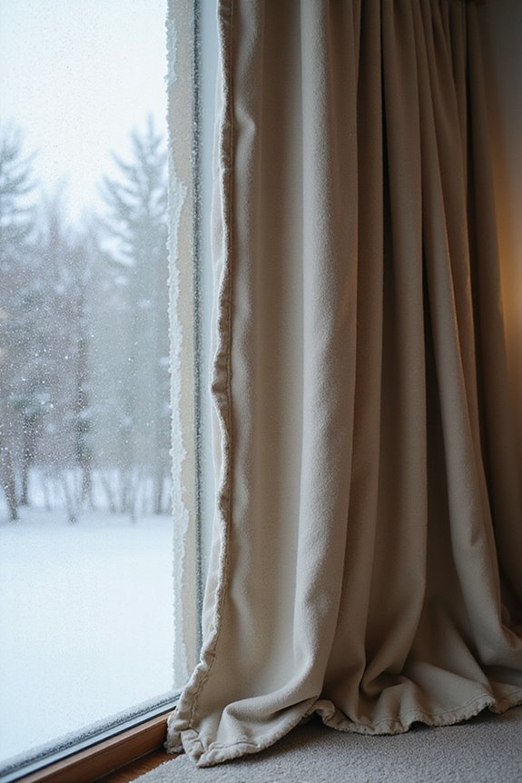 energy efficient layered draperies