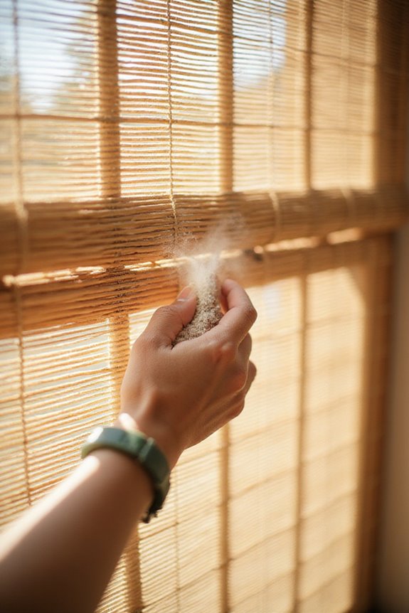 gentle bamboo shade maintenance