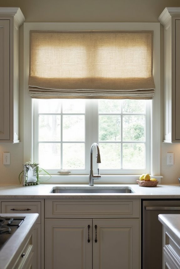 stylish kitchen window treatments